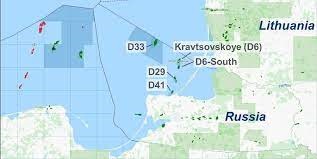 D33 в Балтийском море. 
